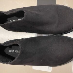 Old Navy Shoes | Girls Old Navy Black  Suede Boots Size 12